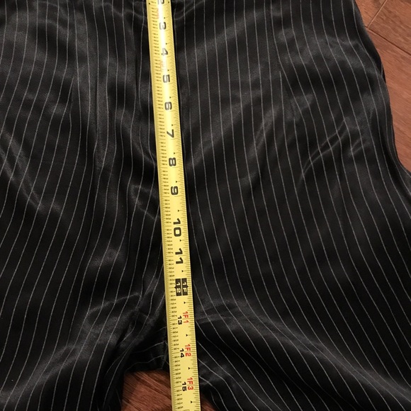 Silky dress pin stripe pajama pants 28/28 - high waist - Picture 10 of 12